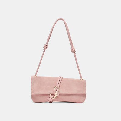 Alice Shoulder Bag in Daydream Pink Suede By Dolce Vita | DolceVita.com