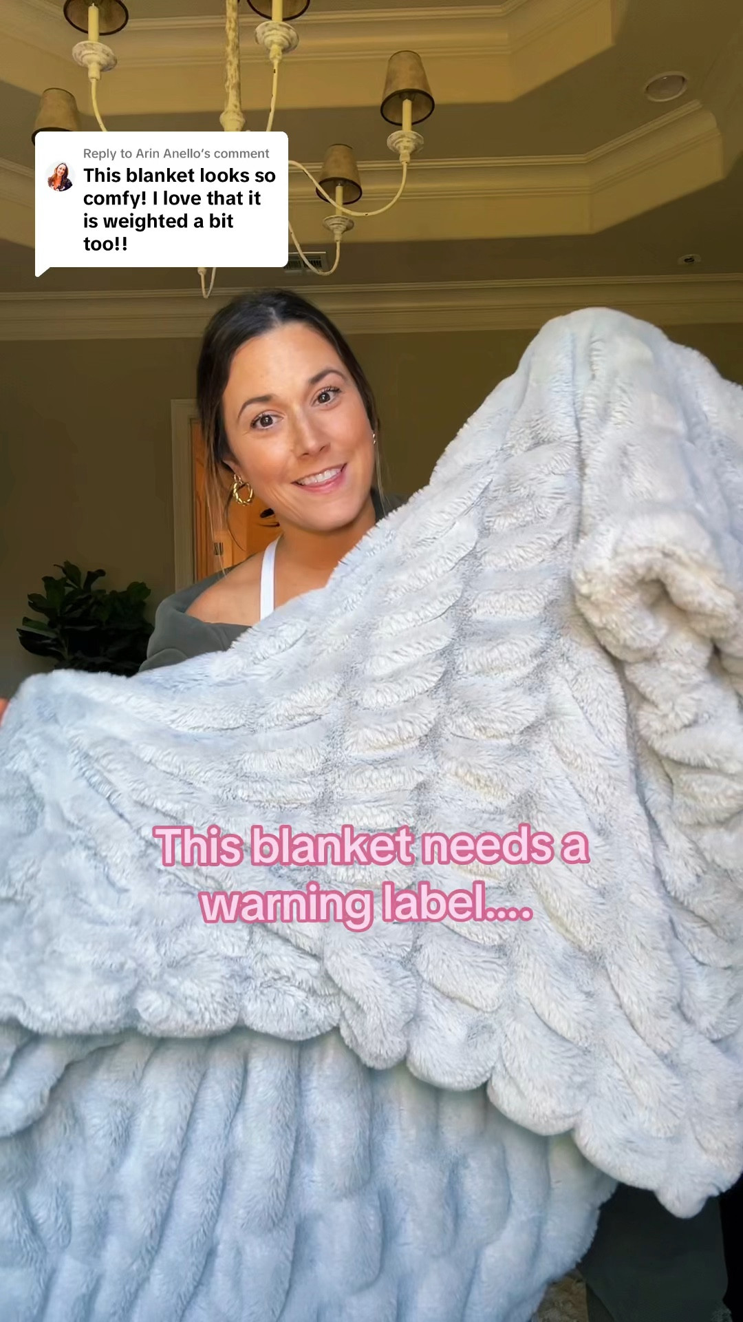 But really once you lay down with this blanket it’s game over ☁️🌙🧸

#LTKHome #LTKSaleAlert #LTKSeasonal