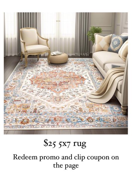 5x7 washable rug. On sale!

#LTKsalealert #LTKhome #LTKfindsunder50