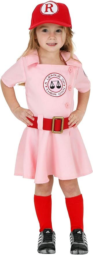 A League of Their Own Toddler Dottie Baseball Costume - 2T | Amazon (US)