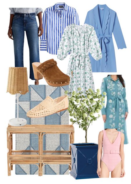 Mid March bestsellers 🥰 new Lake pajamas scalloped robe and brunch dress, rattan console, scalloped lamp, society social for Belk dresses, wide leg jeans and more 

#LTKhome #LTKstyletip