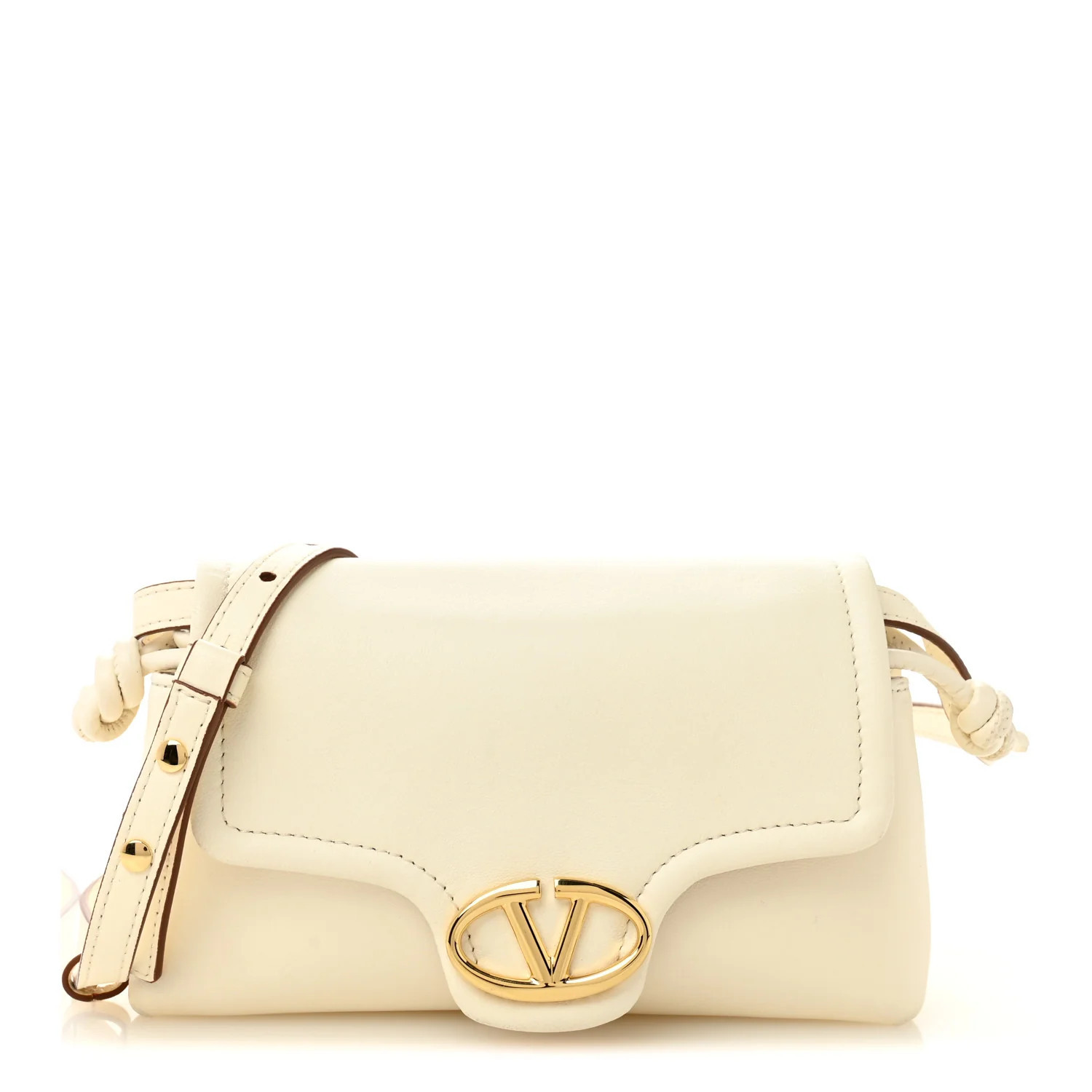 Valentino Garavani Nappa VLogo 1960 Mini Bag Ivory | FASHIONPHILE (US)