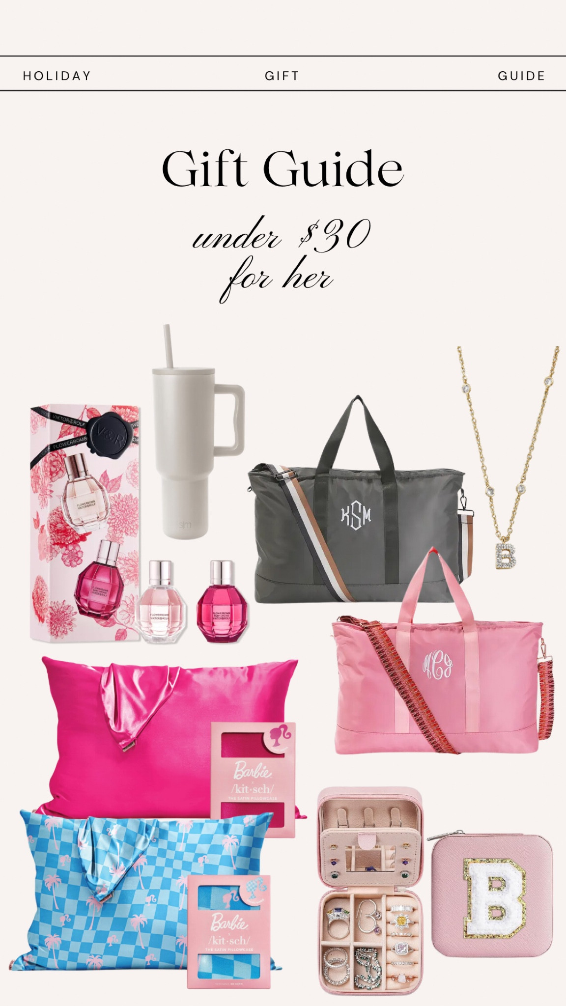 Gift Guide for her 🩷🎁

#LTKfindsunder50 #LTKHoliday #LTKGiftGuide