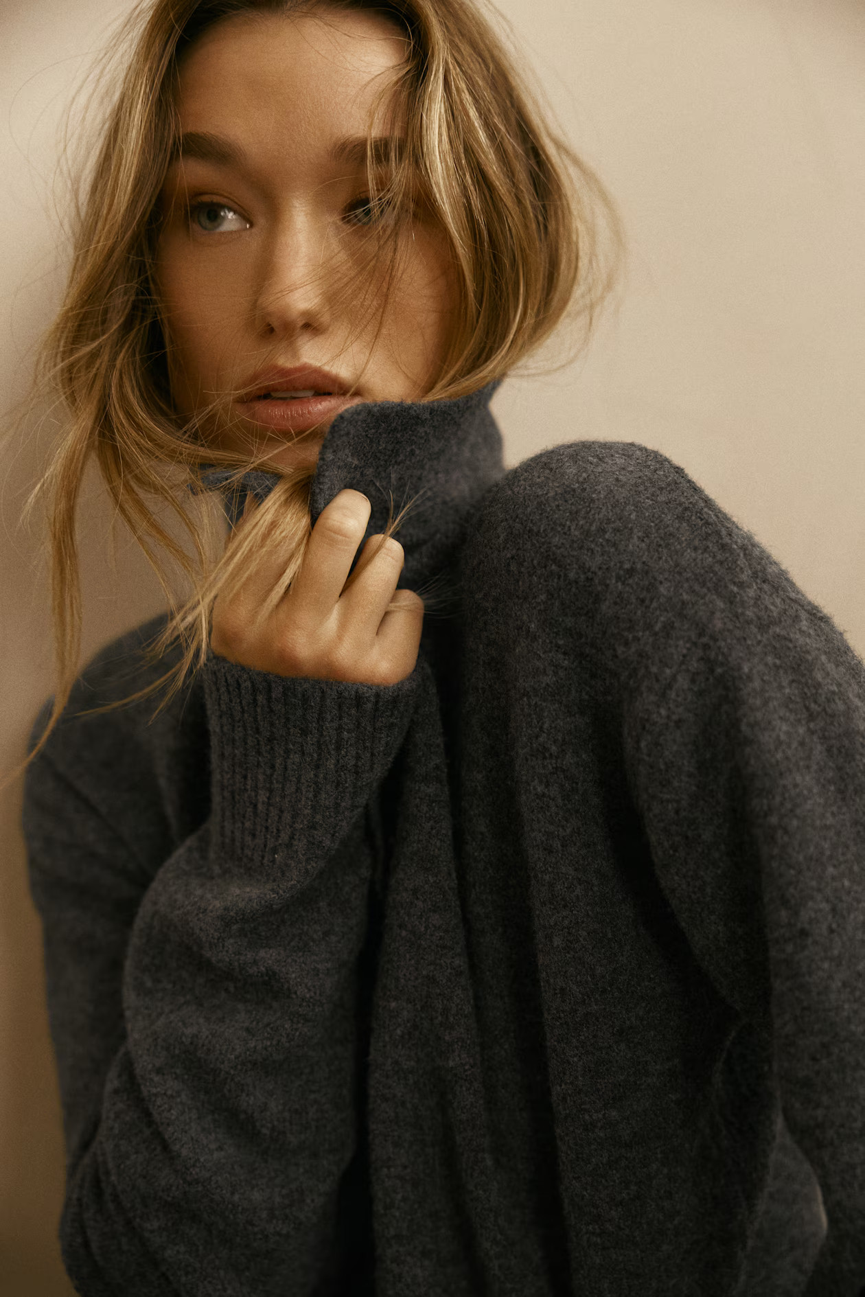 Cable-knit polo jumper | H&M (UK, MY, IN, SG, PH, TW, HK)