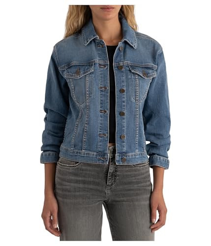 KUT from the Kloth Womens Juliet Basic Jacket, Dearly, Large | Amazon (US)