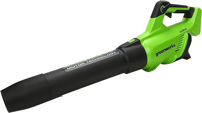 Greenworks 40V (130 MPH / 550 CFM) Brushless Axial Leaf Blower, Tool Only | Amazon (US)
