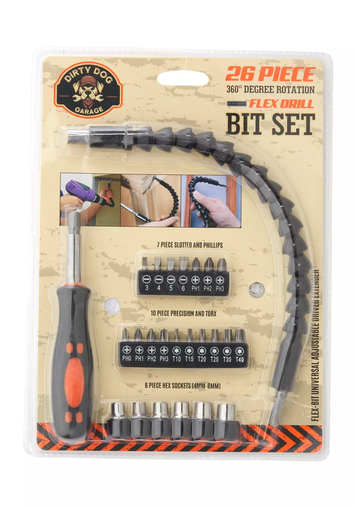 Dirty Dog Garage26 Piece Flex Bit Set | Belk