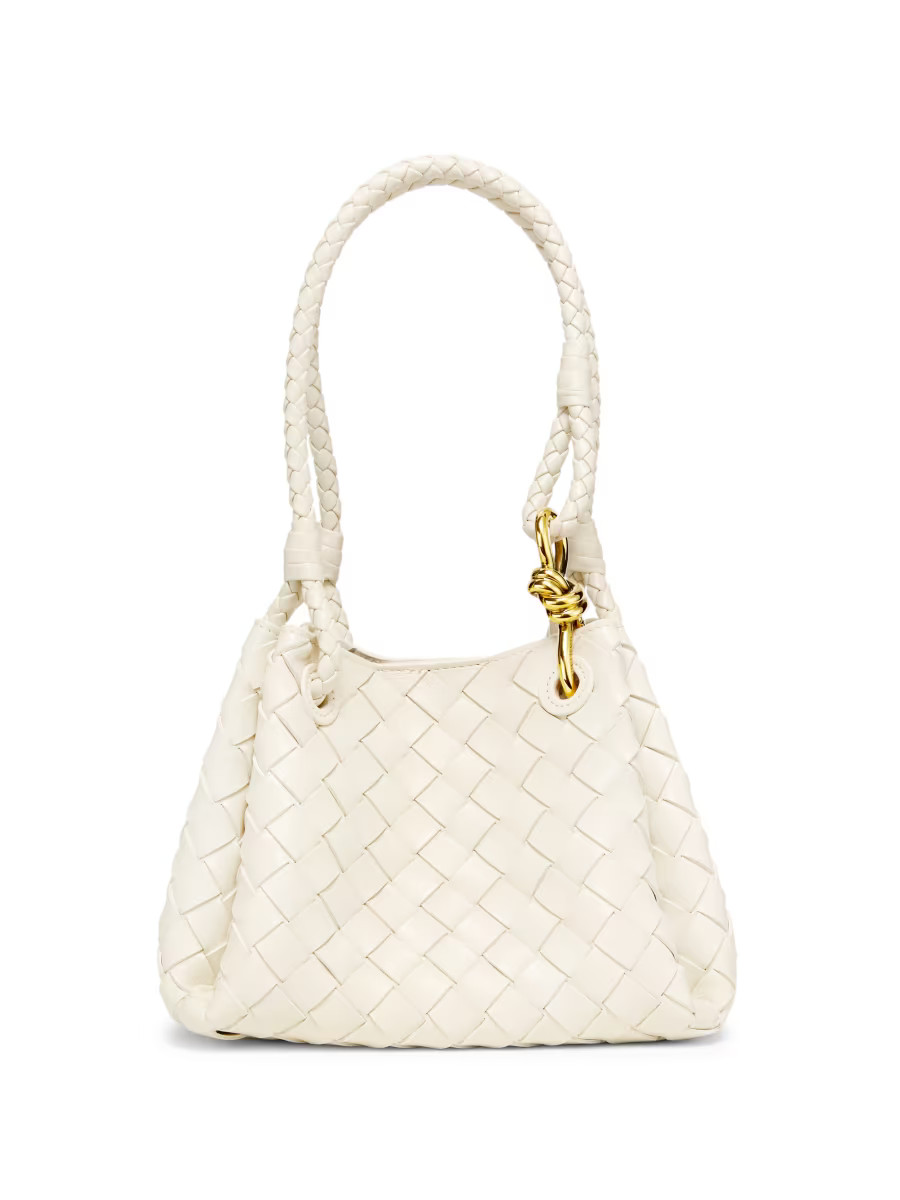 Andiamo Intrecciato Leather Crossbody Bag | Saks Fifth Avenue