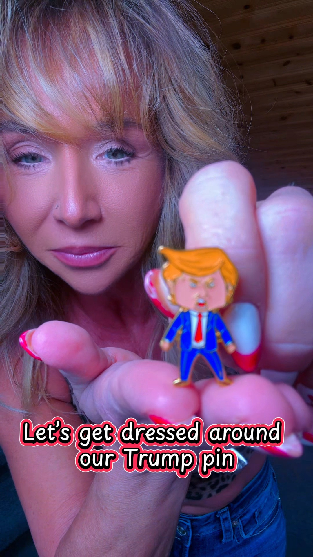 Let’s great dress around our little happy Trump pin!  He is so cutie ❤️. The Trump pin is from Amazon size, it’s great quality. My favorite jeans they are from Maurice’s boot cut size 2, short. Sweater USA, from VICI size small, NEW boots from Amazon. I’m shocked how comfortable they are. They are probably some of the most comfortable boots I have purchased in a long time. Coat is from Candace Bure clothing brand size xxs, 
Love ❤️ you guys!



#LTKOver40 #LTKgrwm #LTKPetite