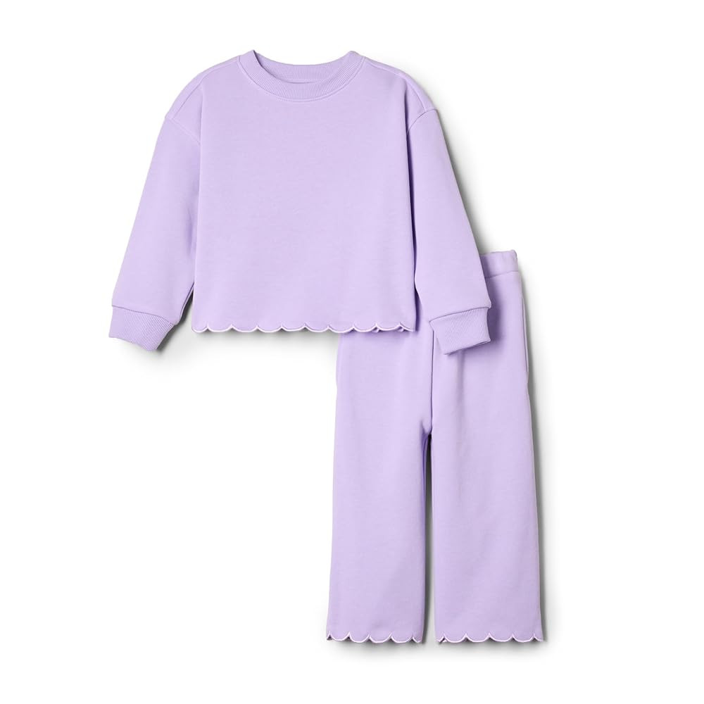 Amazon Essentials x Sofia Grainge Toddlers and Baby Girls' French Terry Pant and Top Set | Amazon (US)