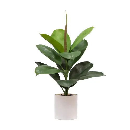 NEARLY NATURAL 20-in Artificial Fiddle Leaf Fig Plant in Green at Nordstrom | Nordstrom