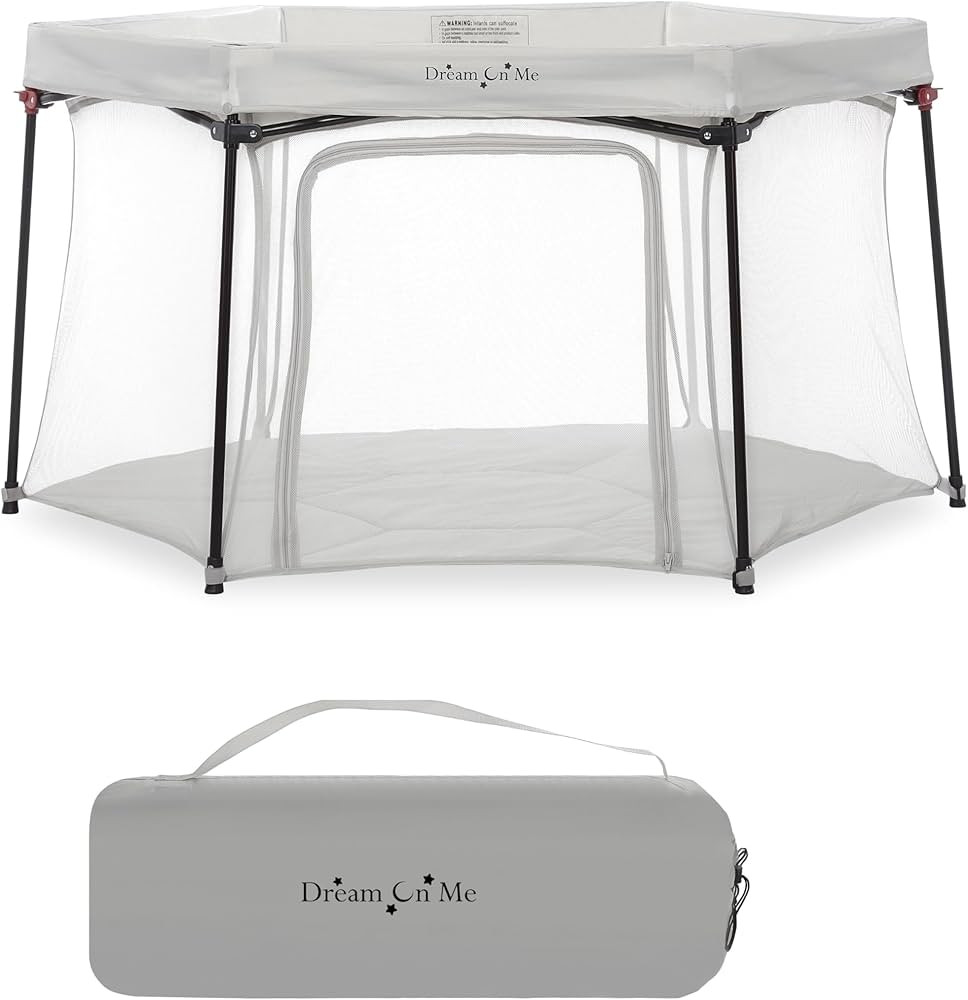 Onyx Playpen in Grey, Baby Playpen, Portable and Lightweight, Playpen for Babies and Toddler - Co... | Amazon (US)