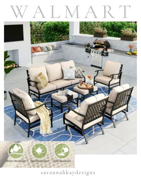 I’m looking for a perfect summer sitting set and this one at @walmart caught my eye! The fabric is water resistant and easily cleanable which is absolutely necessary in outdoor furniture and the lattice design is so timeless

#walmarthome #outdoor #seating #summertime #frontporch #backyard

#LTKHome #LTKSeasonal