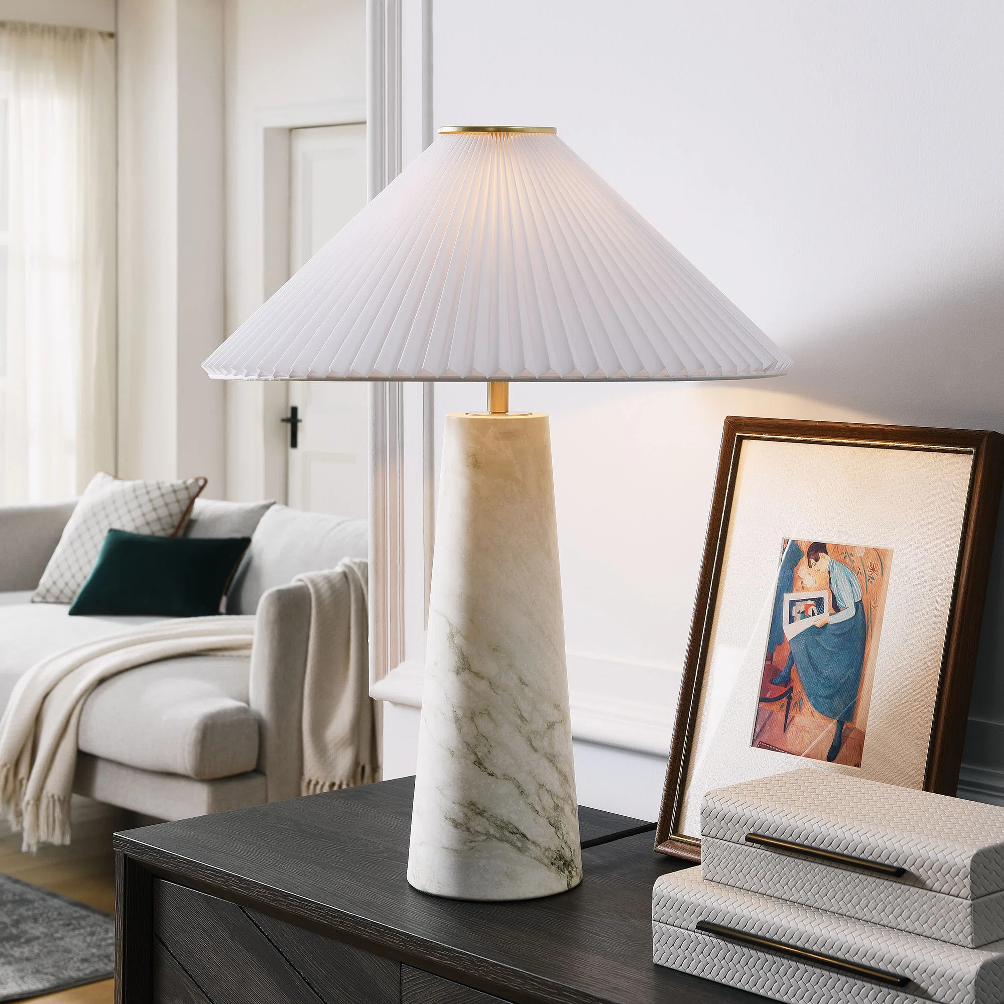 Nera Marble Table Lamp | Wayfair North America