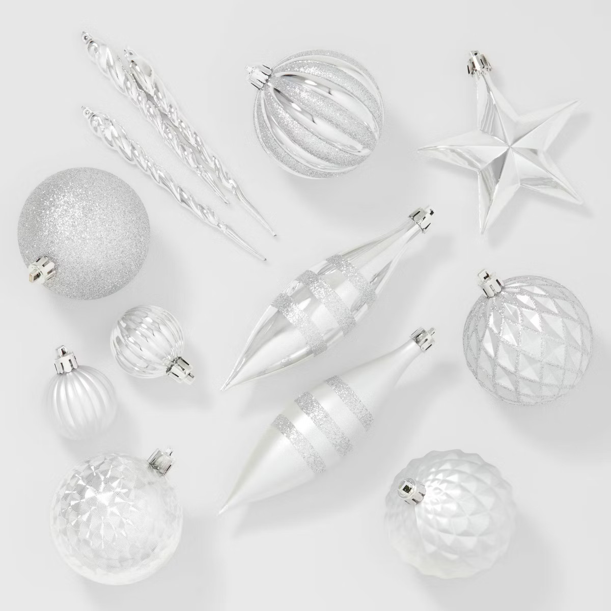 40ct Plastic Star Christmas Tree Ornament Set - Wondershop™ | Target