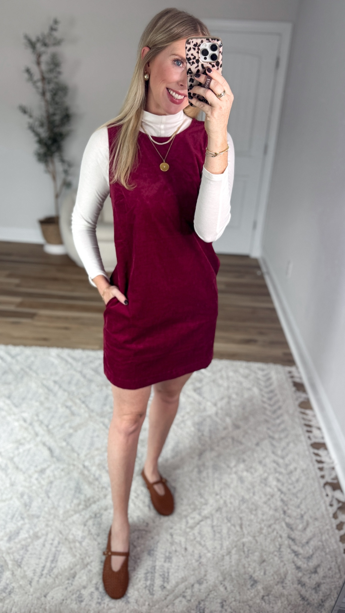 Daily try on, Walmart outfit, Walmart fashion, Walmart try on, time and tru, corduroy shift dress Small in both 

#LTKStyleTip #LTKFindsUnder50 #LTKWorkwear