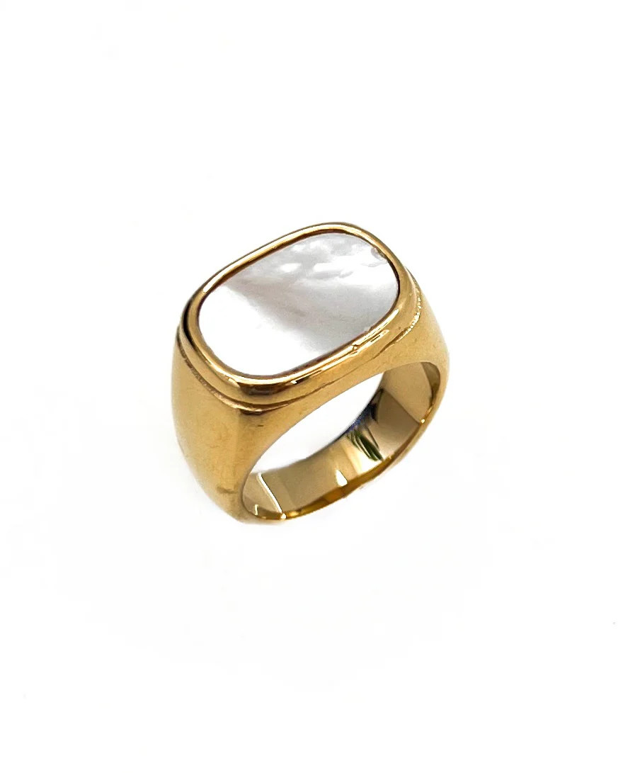 Rory Mother Of Pearl Ring | BÉLJOY