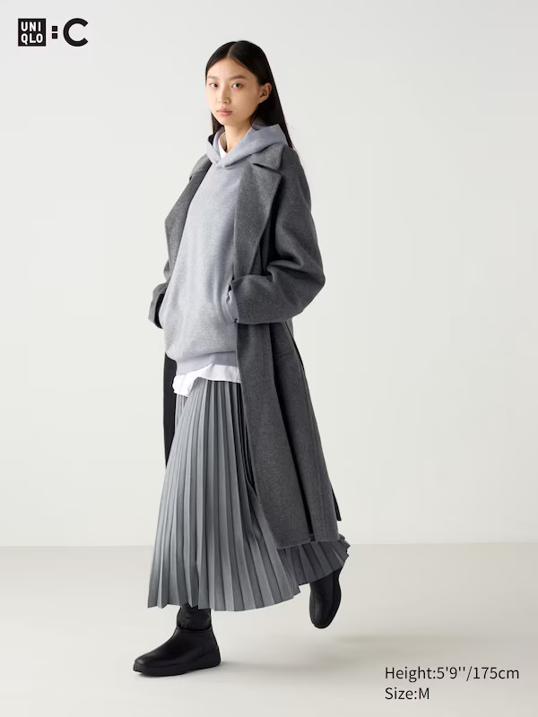 Pleated Long Skirt | UNIQLO (UK)