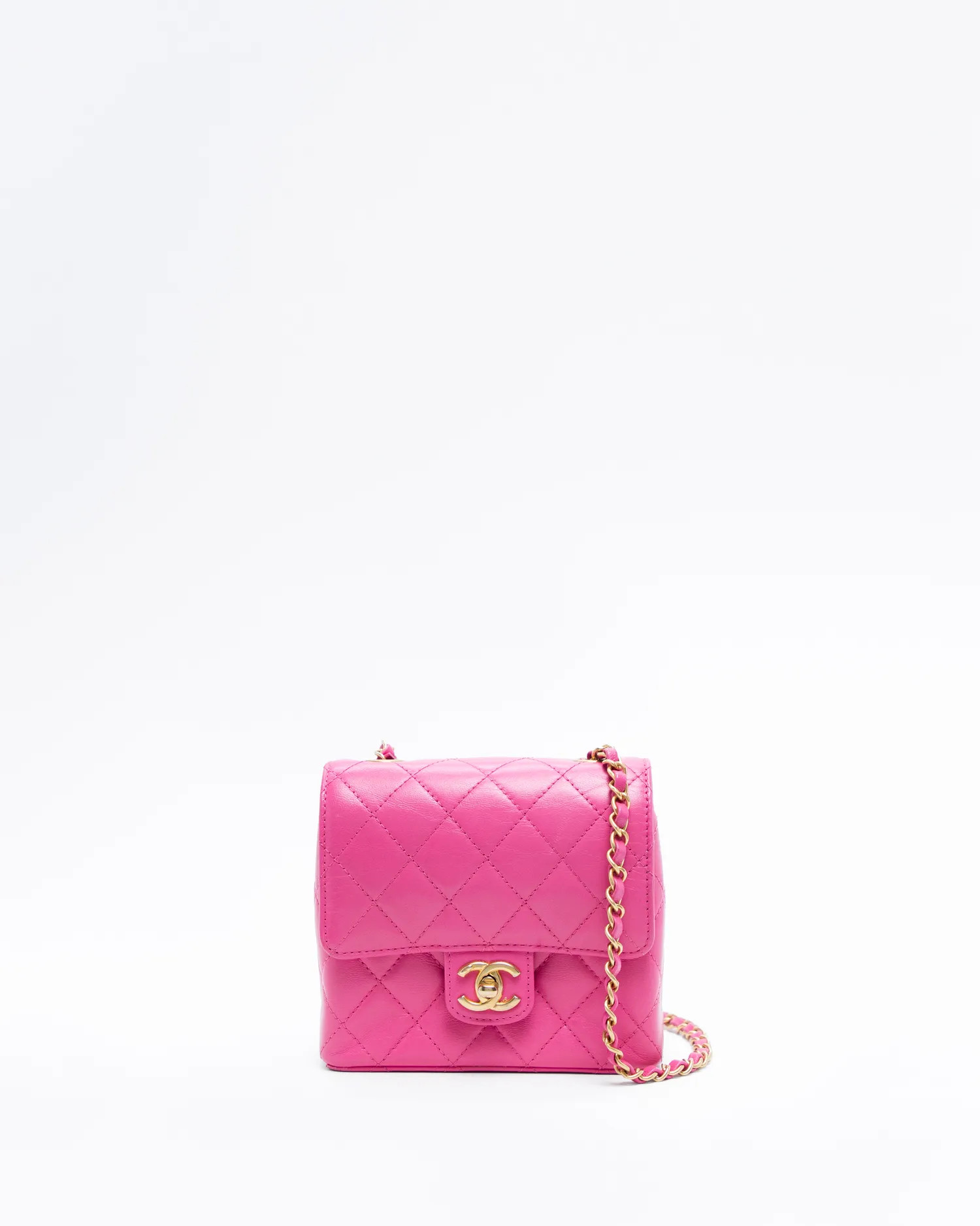 Quilted Mini Box Flap Bag | Vivrelle