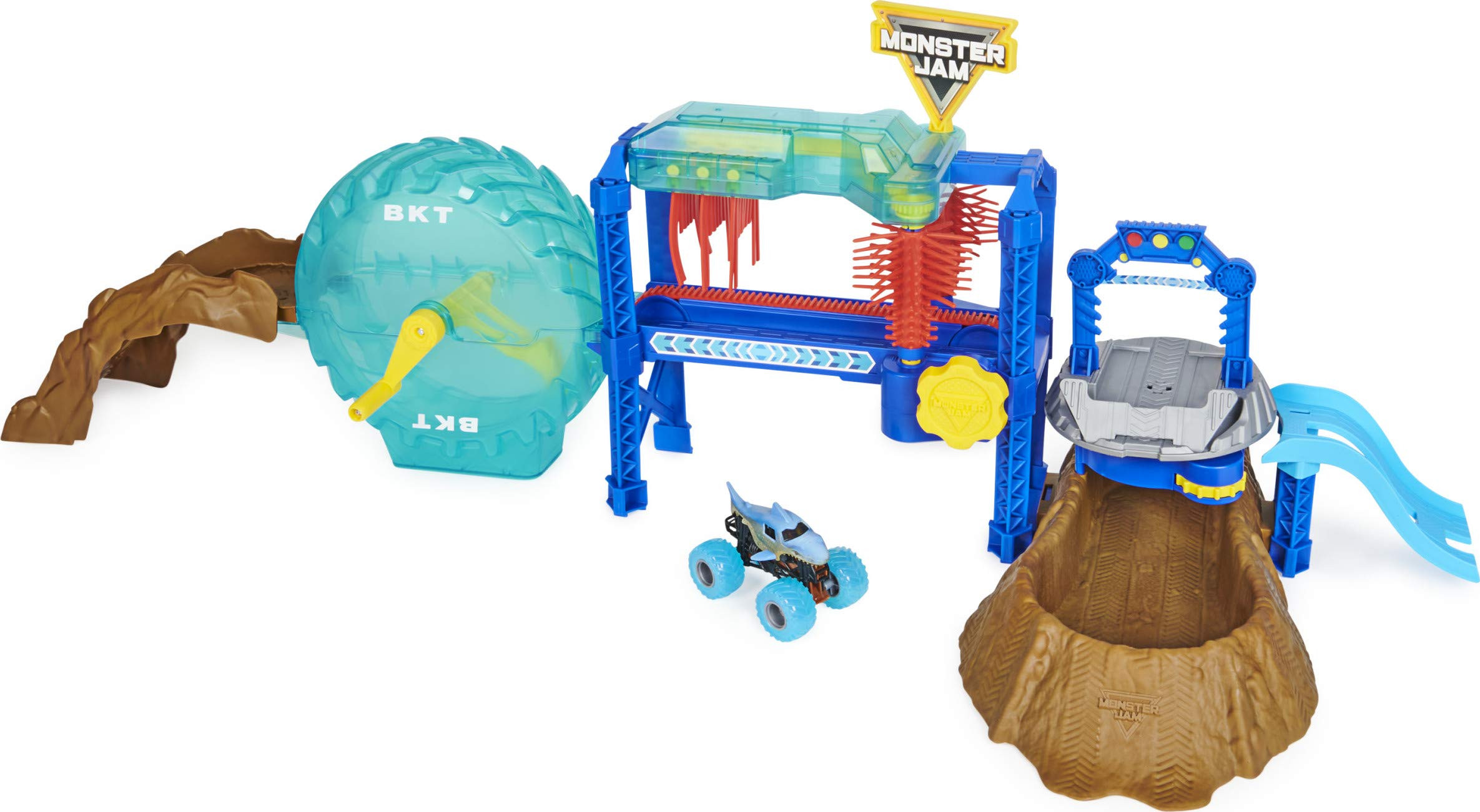 Monster Jam 6060518 MNJ VHP 1t64 Power Wash Playset GML | Amazon (US)