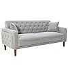 Aoowow Linen Fabric Sofas and Couches 78 Inches Long, Mid Century Modern Couch Tufted Back Sofa w... | Amazon (US)