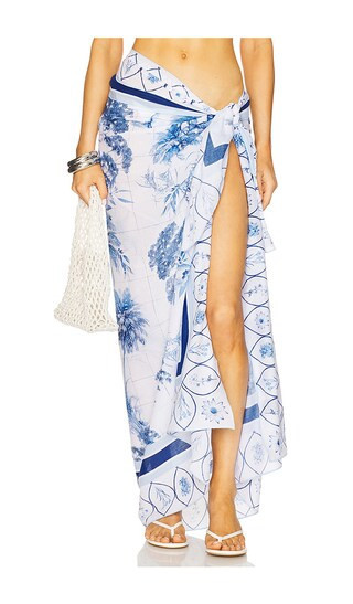 Seafolly Marbella Sarong in Blue. | Revolve Clothing (Global)