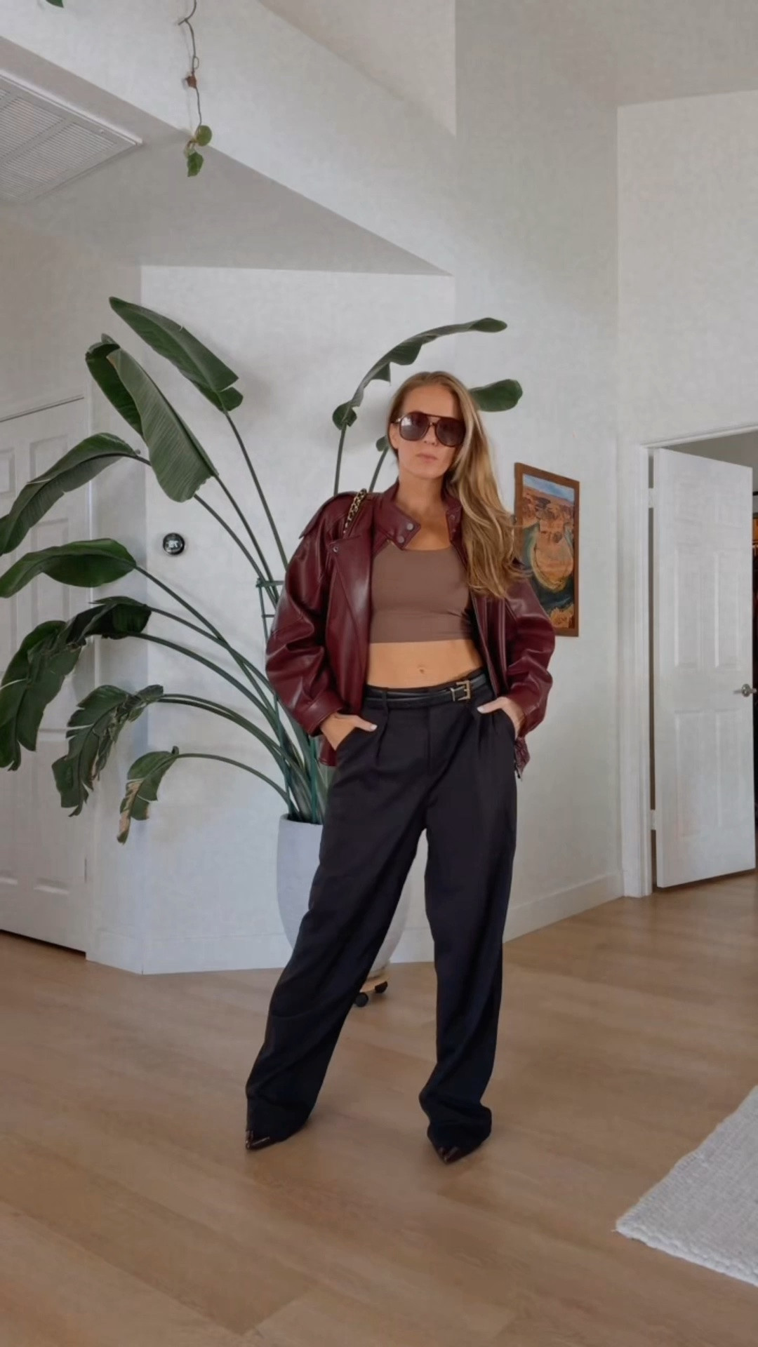 Fall fashion leather jackets and cute athleisure wear outfits

#LTKgrwm #LTKootd #LTKSeasonal