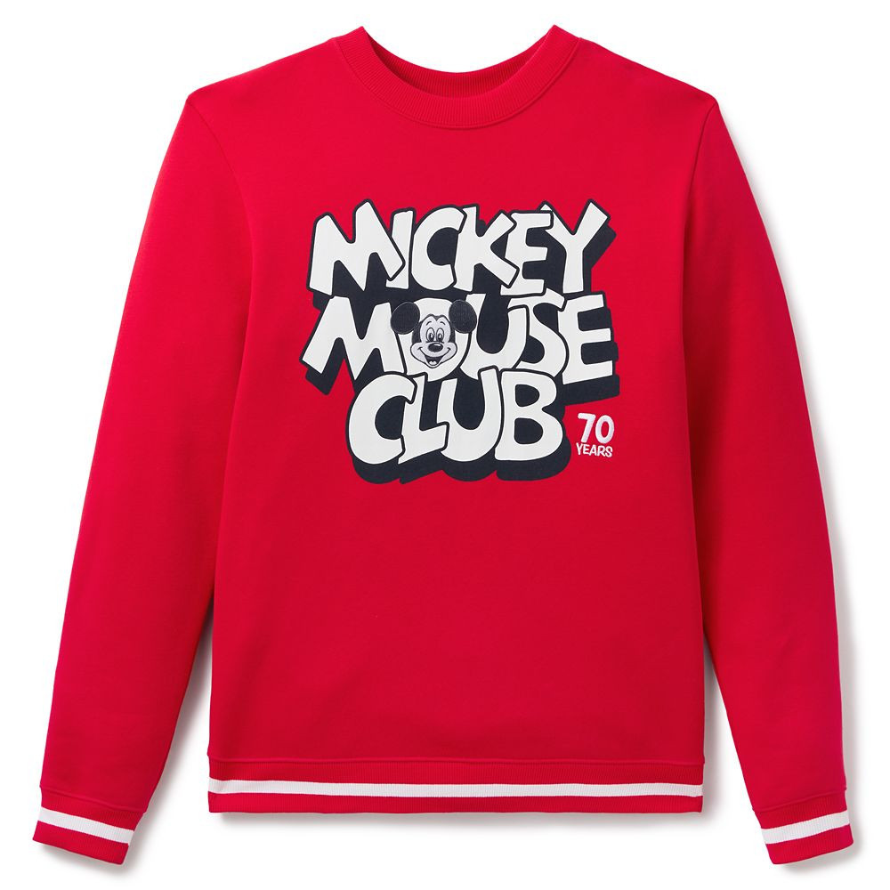 The Mickey Mouse Club 70th Anniversary Pullover Sweatshirt for Adults Official shopDisney | Disney Store