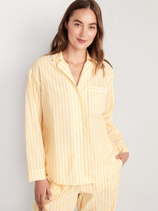 Matching Button-Down Pajama Top for Women | Old Navy (CA)