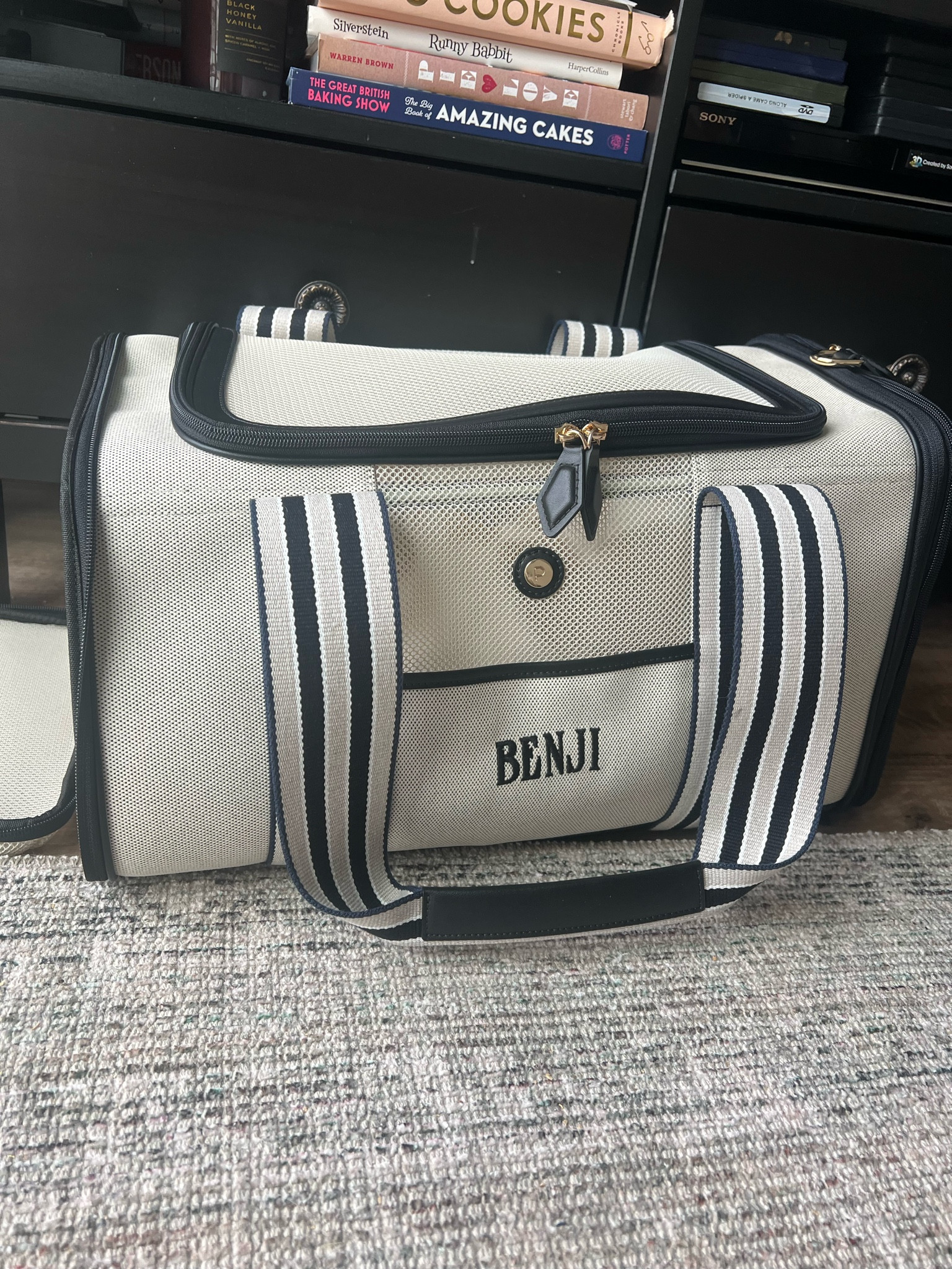 The cutest new carrier for my fur baby 🤍 #LTKcats #LTKcatcarrier #LTKpets 