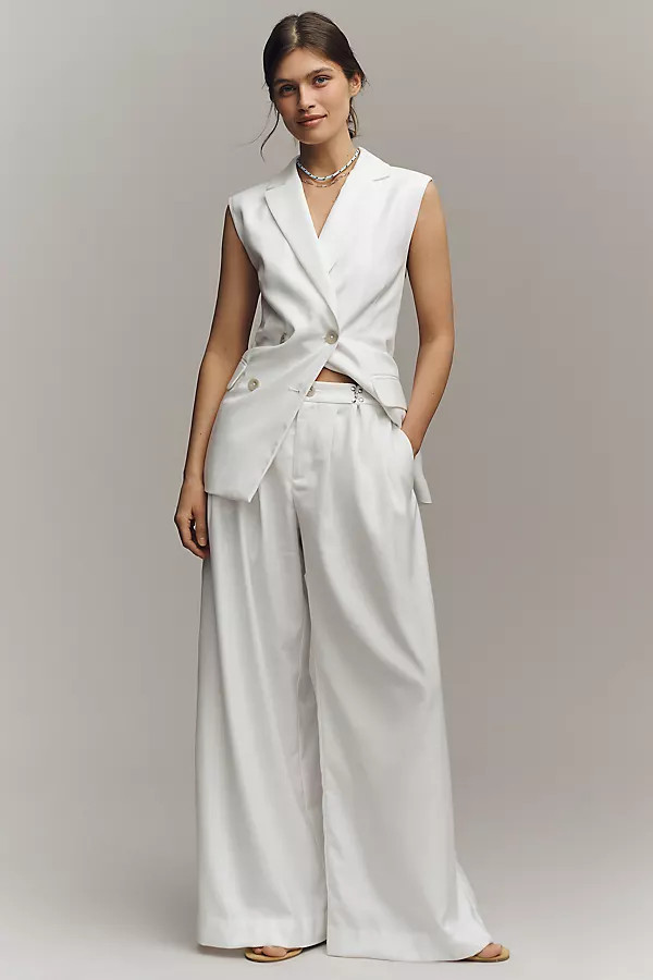 By Anthropologie Wide-Leg Trousers | Anthropologie (US)
