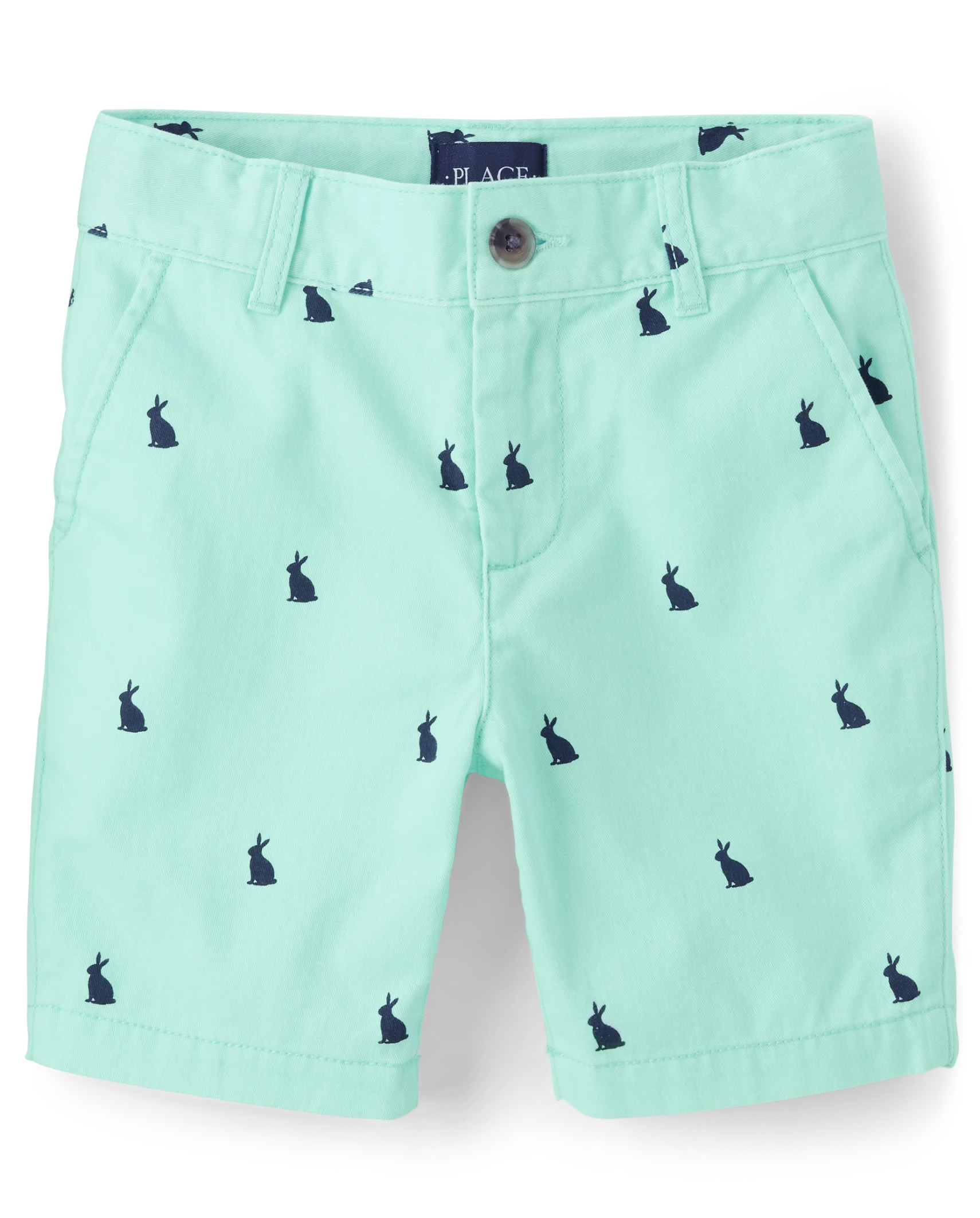 Boys Bunny Chino Shorts - mellow aqua | The Children's Place