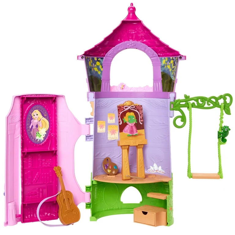 Disney Princess Enchanted Stories Rapunzel’s Tower Playset with 6 Play Areas [Walmart Exclusive... | Walmart (US)