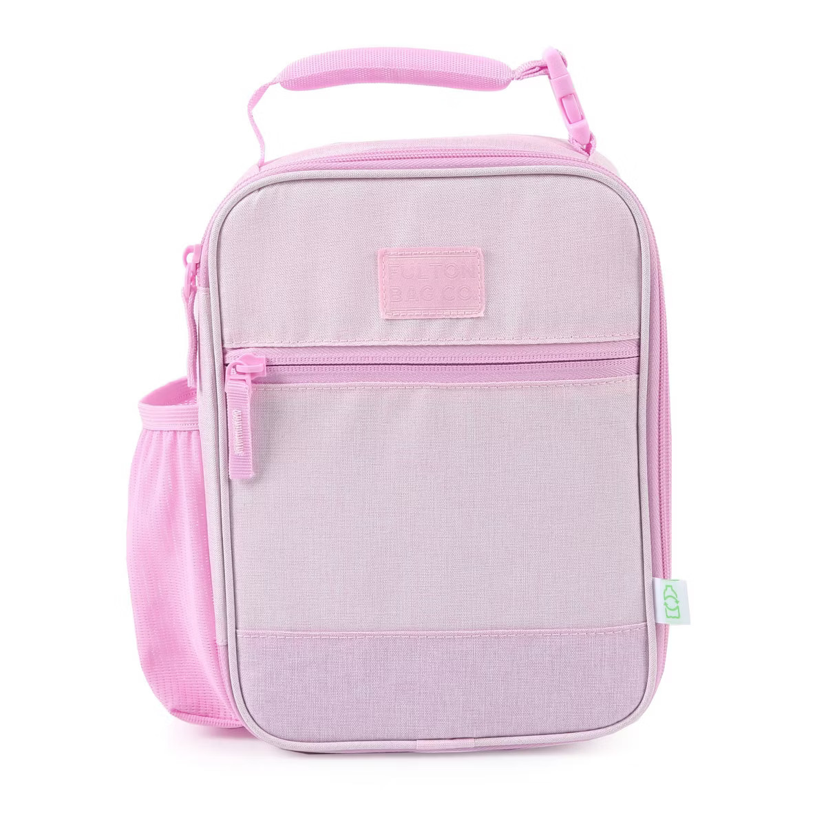 Fulton Bag Co. Upright Lunch Bag - Black: BPA-Free, Solid Pattern, Zipper Closure | Target