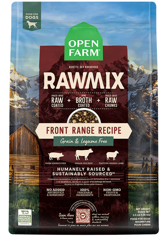 Front Range RawMix for Dogs - Grain-Free Dog Food - Open Farm | Open Farm Pet