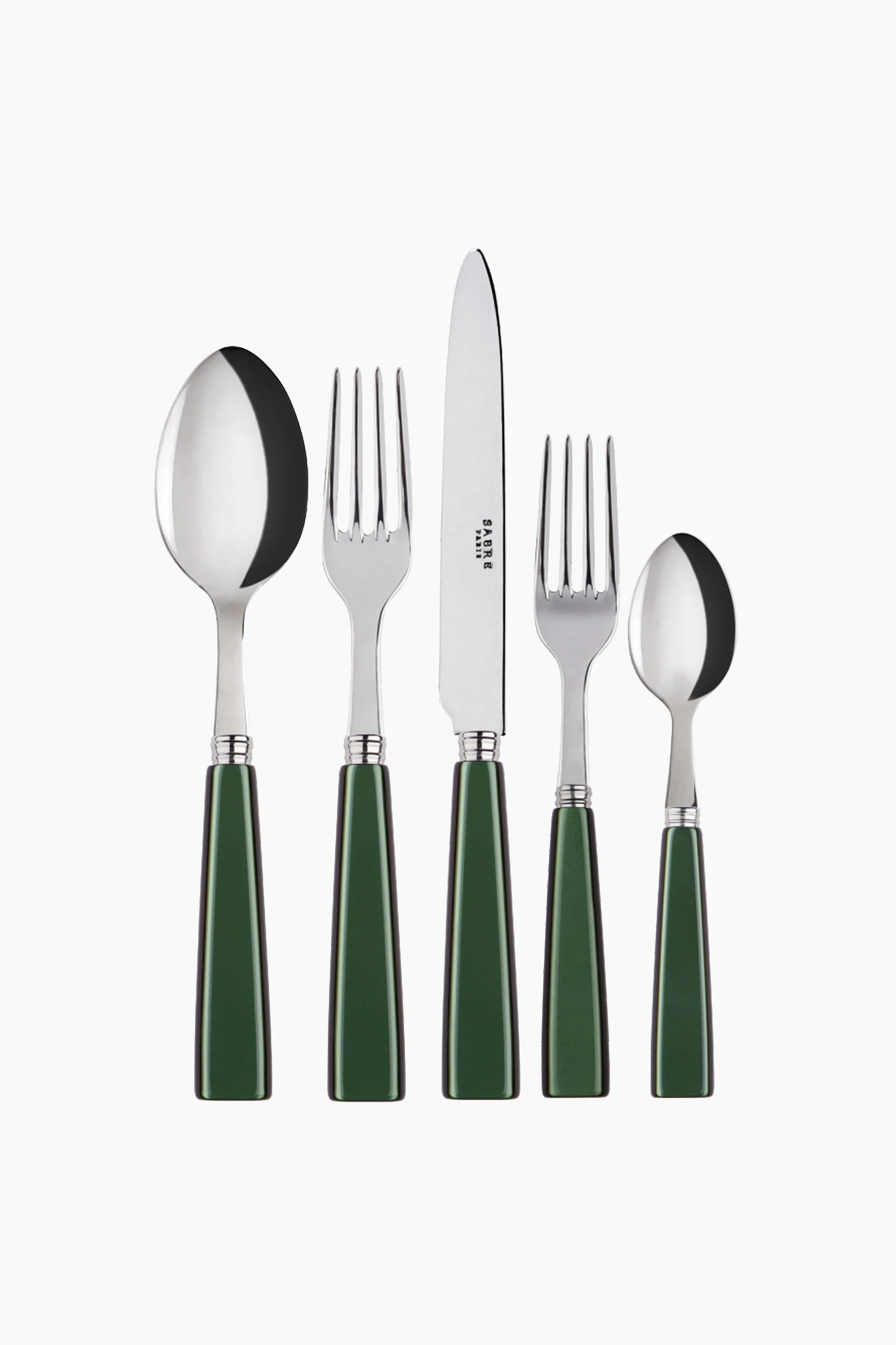 Icon 5 Dark Green Piece Plate Setting | Tuckernuck (US)