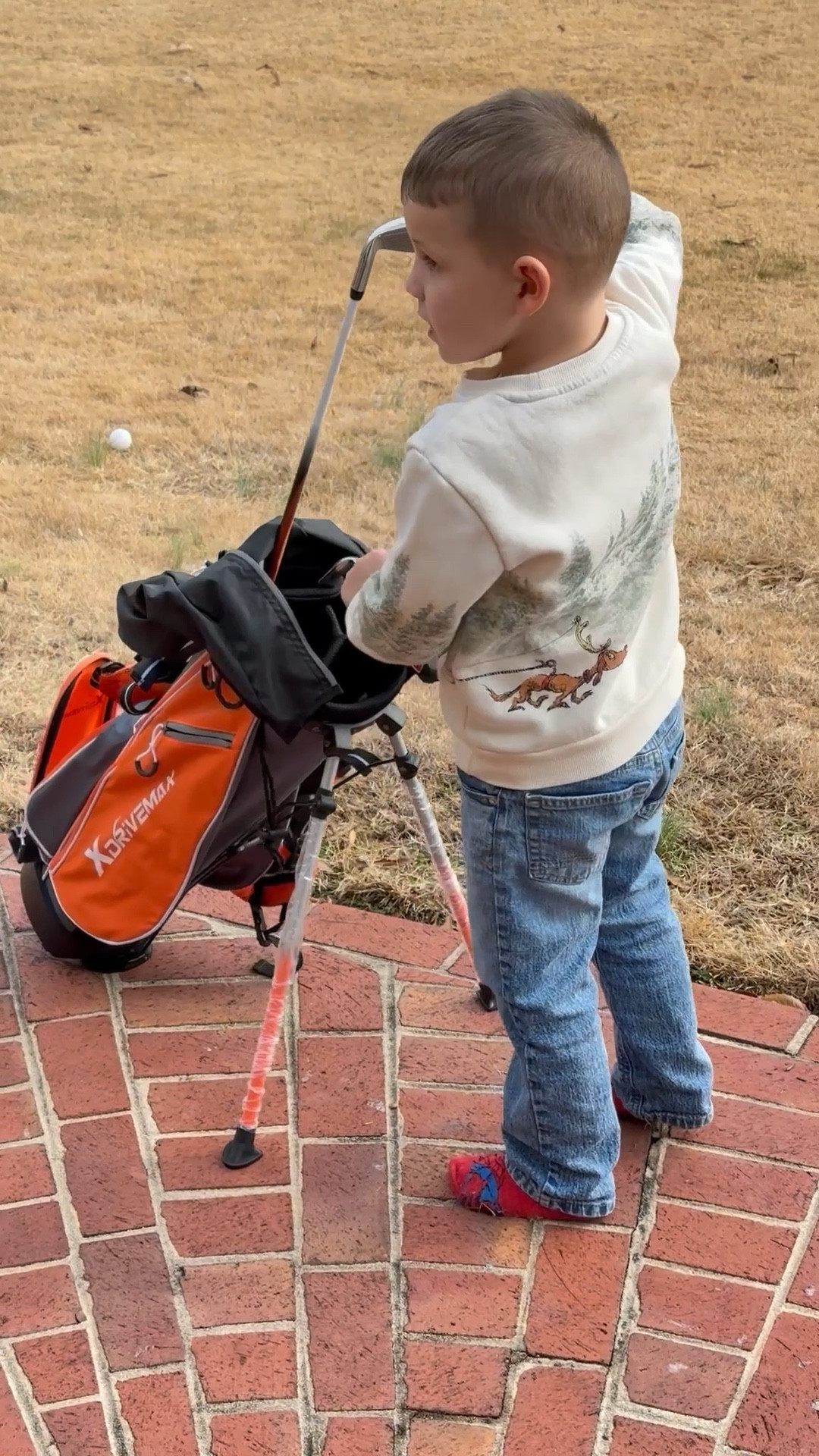 Junior golf club set!  Real clubs!!  With the stand bag!  So cute and would be great for valentine gift for young one!  Buy or girl!  Comes in other colors!  ❤️

#LTKValentine #LTKKids