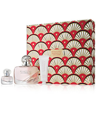 3-Pc. Beautiful Magnolia Perfume & Hand Cream Holiday Gift Set - Macy's | Macy's