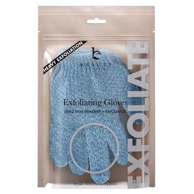 Beauty by Earth Exfoliating Bath Gloves for Shower, Heavy Exfoliation (2 Pairs, 4 Gloves) | Target