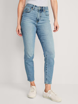 High-Waisted OG Straight Ankle Jeans for Women | Old Navy (US)