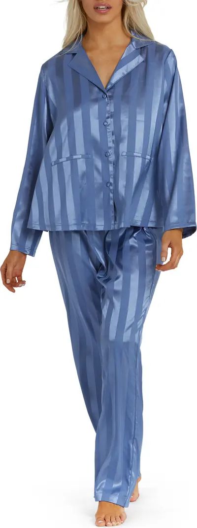 WOLF AND WHISTLE Stripe Satin Pajamas | Nordstrom | Nordstrom