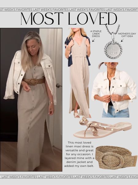 Most loved linen dress! Stunning on- 🩶! I layered mine with a denim jacket and add my own belt. 
I am in smalls. 

Spring outfit. Linen. Dress. Summer outfit.

#LTKstyletip #LTKfindsunder100 #LTKSeasonal