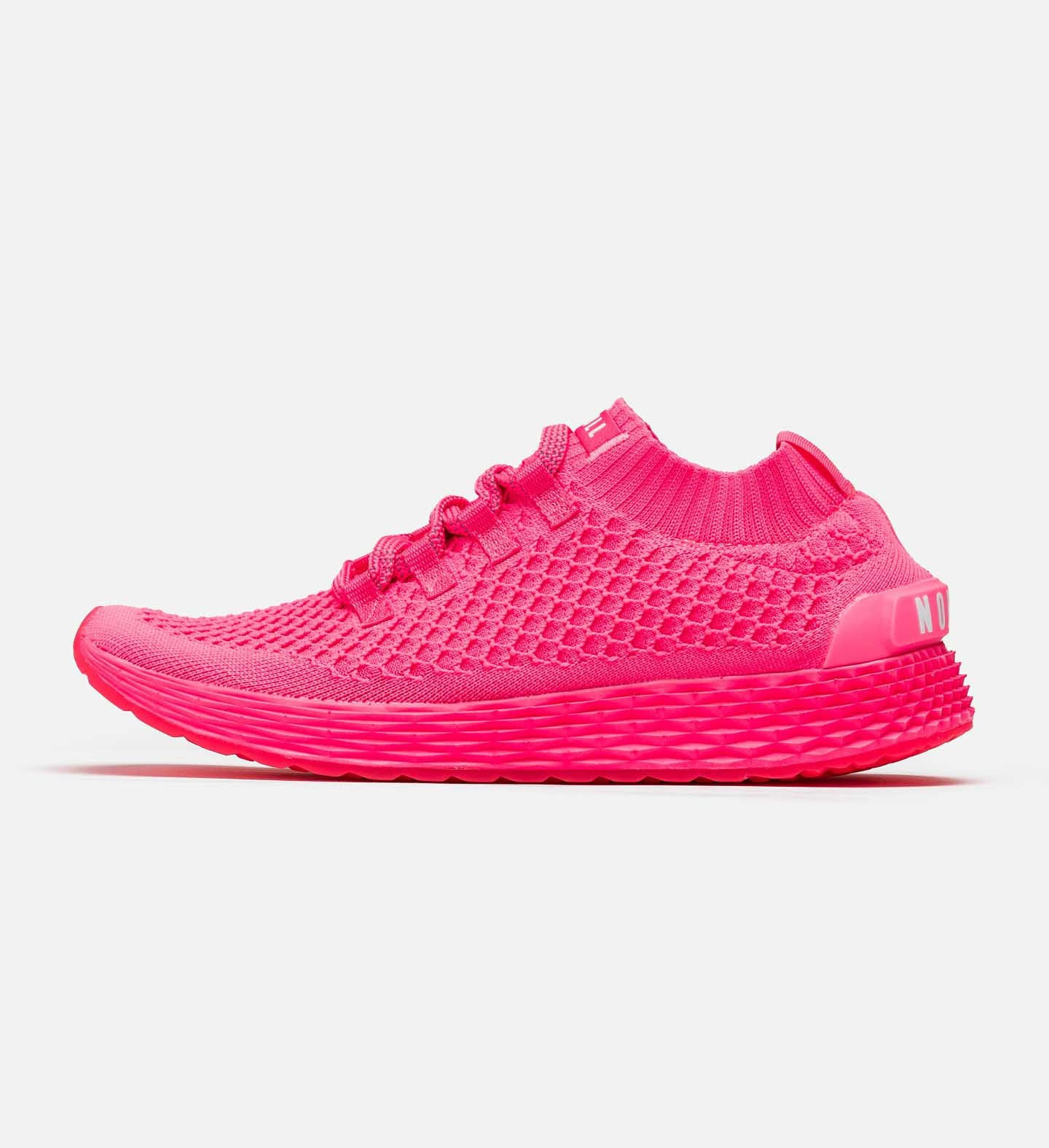 Women's Neon Pink Allday Knit Shoes | NOBULL | NOBULL
