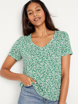 Luxe V-Neck T-Shirt | Old Navy (US)