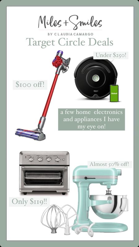 Electronics and home appliances Im eying 👀🎯 Target Circle Week Deals

#LTKsalealert #LTKxTarget #LTKhome