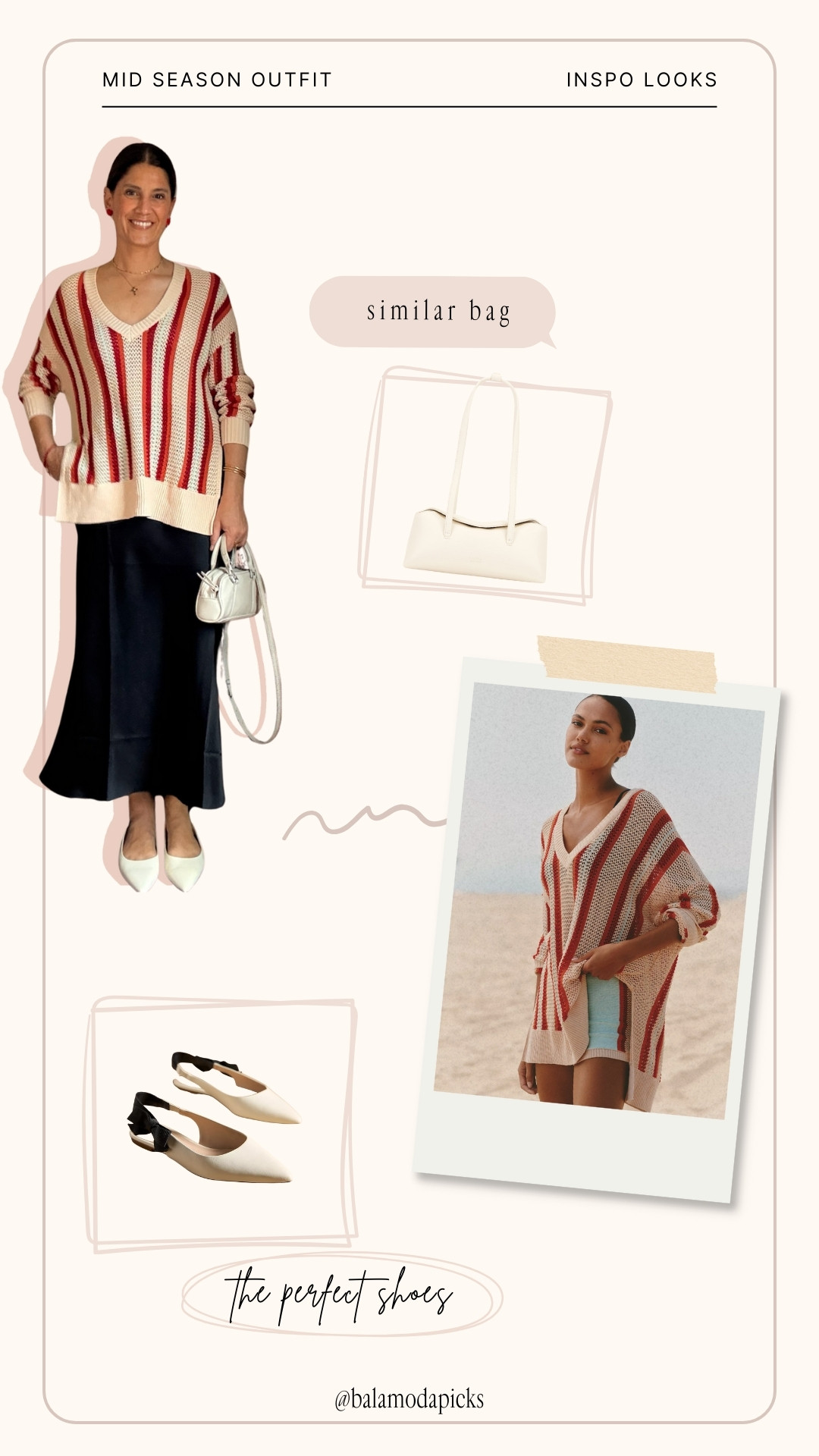 ✨ Transitional chic ✨
This striped open-knit sweater + satin skirt set is perfect for mid-season outfits.
Comfy, stylish and versatile — ideal for the office, a coffee date, or your everyday mom style.

#falltransitionoutfit #transitionalstyle #momstyle #effortlesschic 

 #LTKSeasonal #LTKOver40 #LTKStyleTip