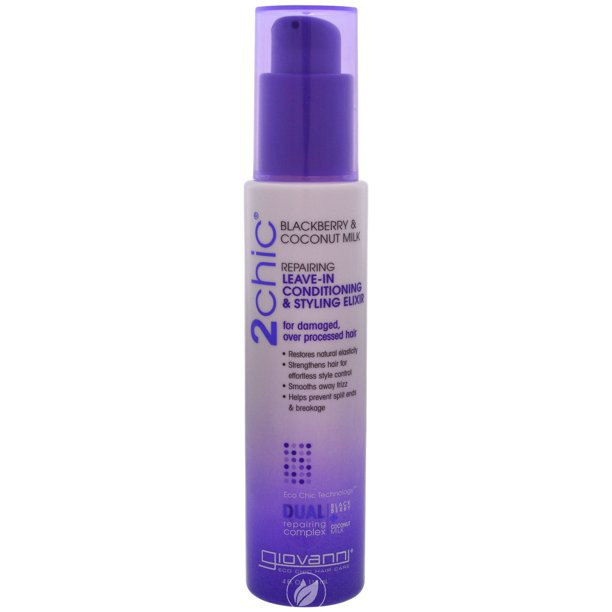 Giovanni Cosmetics 2chic Ultra Repair Leave-In Conditioning with Blackberry & Coconut Milk 4 Ounc... | Walmart (US)