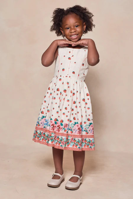 Sadie Dress in Strawberry Vintage Tier | Ivy City Co