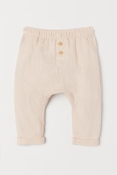 Cotton Pants - Light beige - Kids | H&M US | H&M (US + CA)