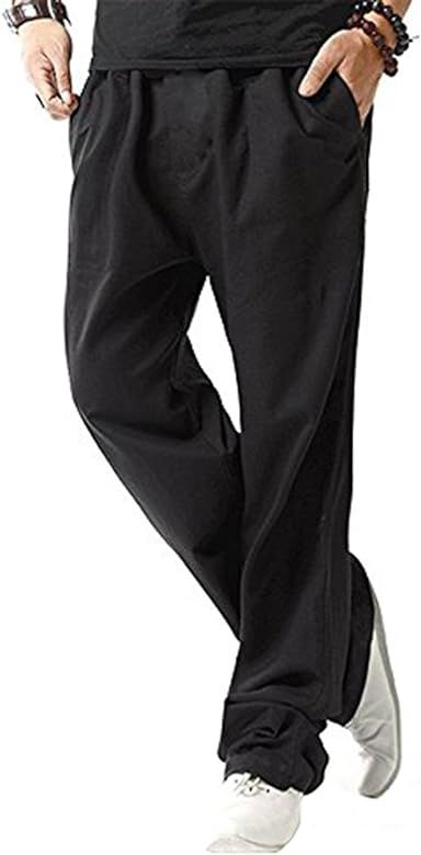 SIR7 Men's Linen Casual Lightweight Drawstrintg Elastic Waist Summer Beach Pants | Amazon (US)